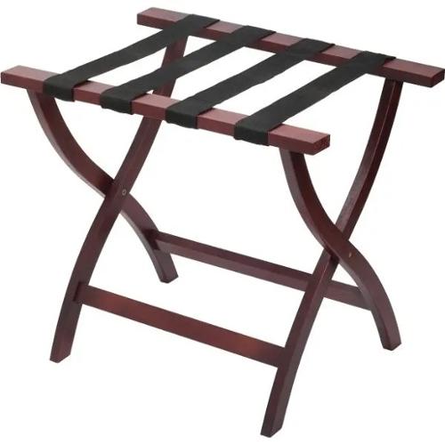 Luggage Rack Without Backrest, 20 x 22.5 x 17", Mahogany