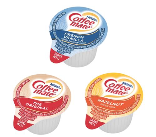 Coffee-Mate Coffee Whitener Liquid Singles, The Original, 11 mL, Case Of 180