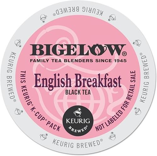 Bigelow English Breakfast Black Tea K-Cup® Pods, Case Of 96