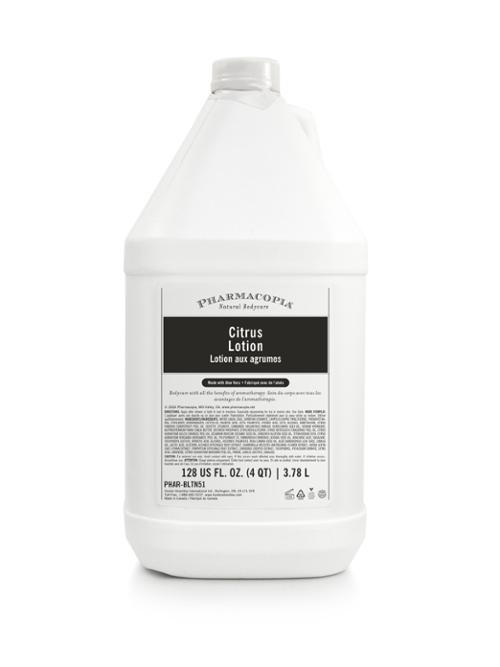 Best Western Plus Pharmacopia Citrus Body Lotion, 3.78 L, Case Of 4