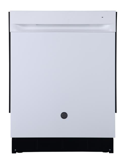 GE® 24" Built-In Top Control Dishwasher, White