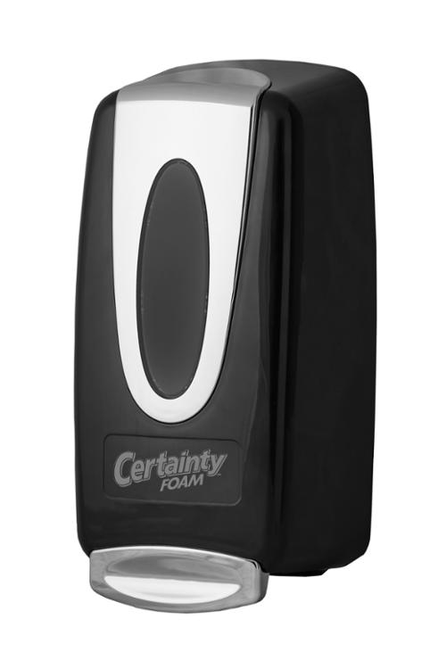 Certainty Foam Soap Dispensers, Black/Chrome