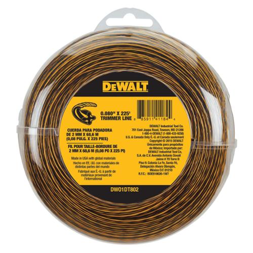 DeWalt® Trimmer Line, 0.080" x 225'
