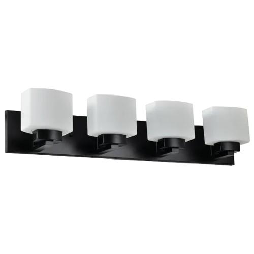 Design House® Dove Creek 32" 4-Light Bath Vanity Fixture, Matte Black