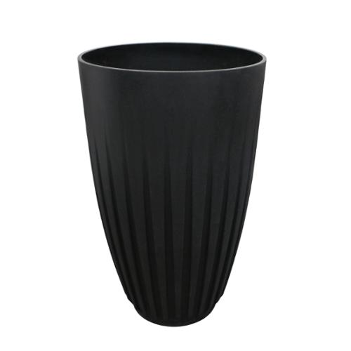 Tierra Verde 26" Harmony Planter, Black