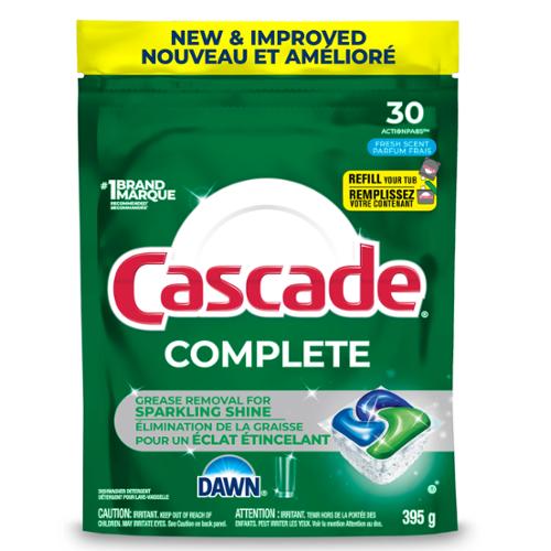 Cascade® Complete ACTIONPACS™ Dishwasher Detergent, Fresh Scent