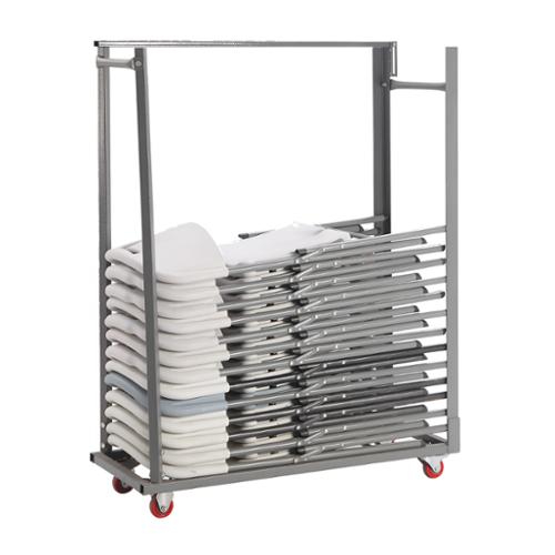 TygerClaw Folding Chair Dolly / Transport Cart, Grey