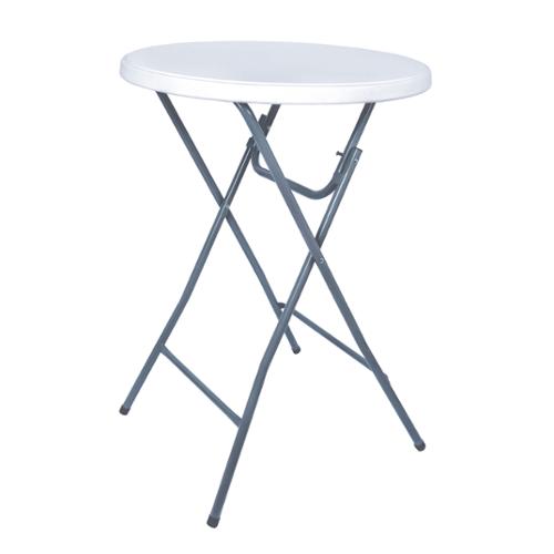 TygerClaw High-Top Folding Cocktail Table, 32", White