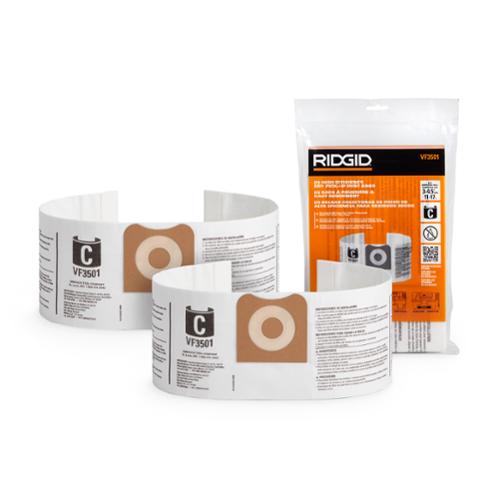 RIDGID®VF3501 Dust Collection Bags Size C (2-pack) 