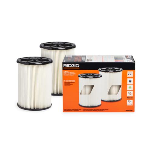 RIDGID® VF4200 General Debris Pleated Filter (2-pack) 