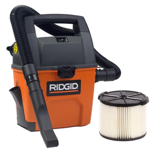 RIDGID® 3 Gallon NXT Wet/Dry Shop Vacuum 
