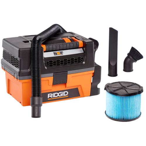 RIDGID® 3 Gallon NXT Wet/Dry Shop Vacuum 