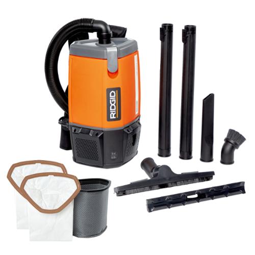 RIDGID® 6 Qt. (5.7 L) NXT Backpack Vacuum Cleaner 