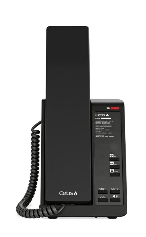 Teledex® V-Series Single-Line Corded Telephone, 3 GSK, Black