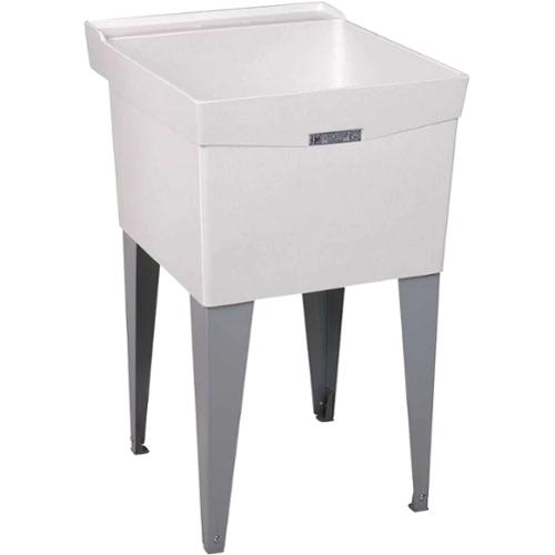  Mustee® Utilatub® 20" x 24" Fiberglass Floor Mount Laundry/Utility Tub