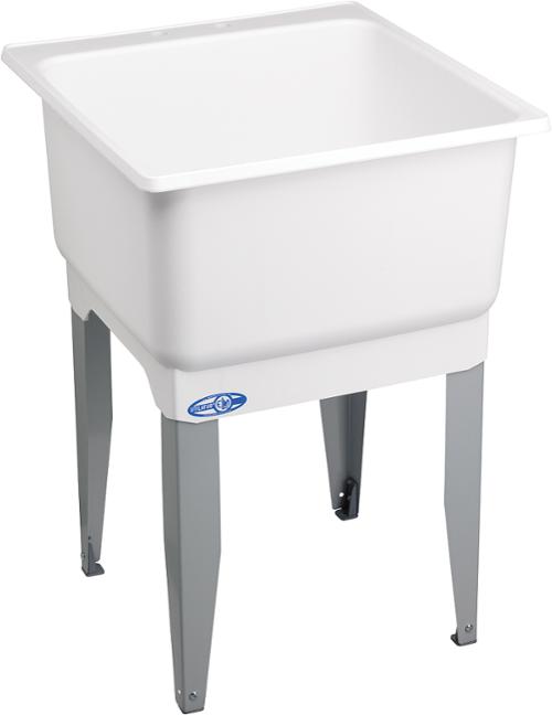 Mustee® Utilatub® 23" X 25" Polypropylene Floor Mount Laundry Tub