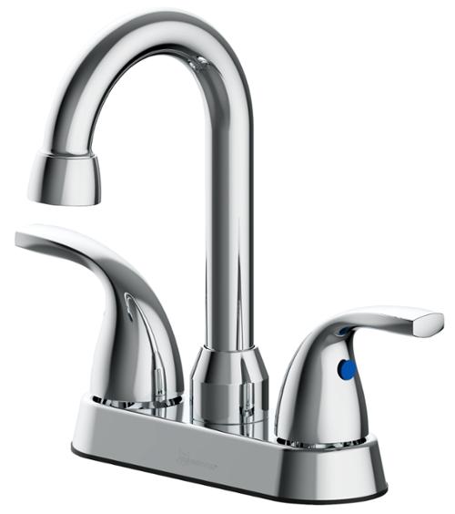 Seasons® Anchor Point Double-Handle High-Arc Bar Faucet, Polished Chrome