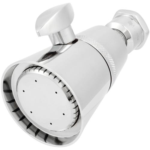 Maintenance Warehouse® Large Adjustable Spray Showerhead, Chrome, 1.75 Gpm