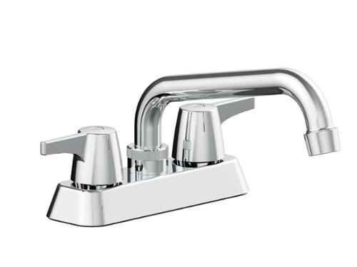 4" 2 Lever Handle Centerset Utility Faucet, Chrome
