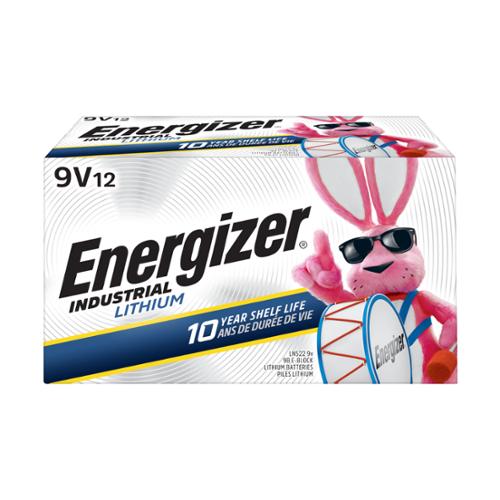 Energizer® Industrial Lithium 9V Batteries 