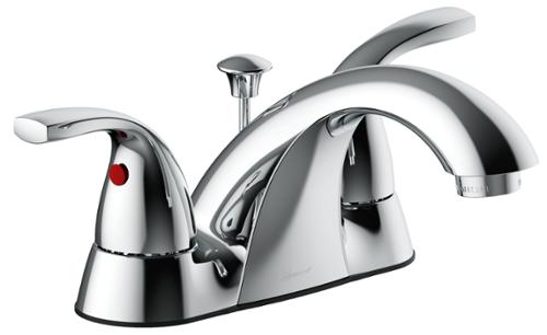 Seasons® Anchor Point™  0.5 GPM 2-Handle Quick Install Centerset Low-Arc Bathroom Faucet With Pop Up Drain, Chrome