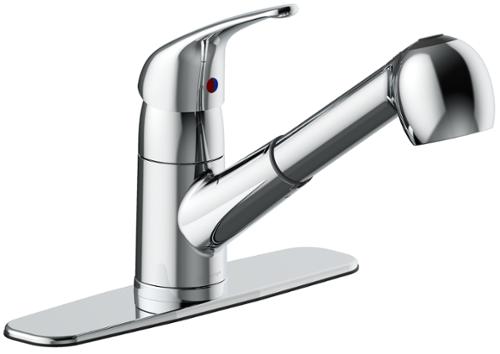 Seasons® Raleigh™ Single-Handle Pull Out Kitchen Faucet, Polished Chrome