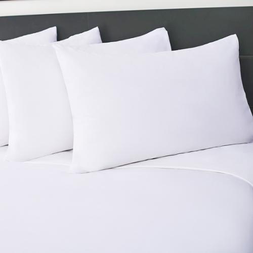 Opulence T300 Pillowcase, Queen, Firm Embroidered, 21 x 36", White, Case Of 60