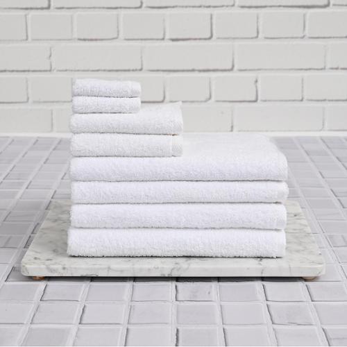 Indulgence Terry Hand Towel, 16 x 28", White, Case Of 72