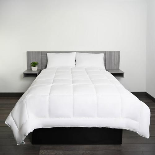 3D Polyester Fill Duvet, King, 108 x 90", White, Case Of 4