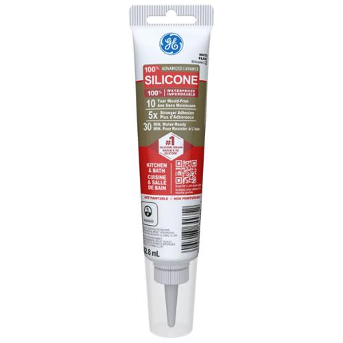 Ge® Advanced Silicone K&B White, 82.8 Ml