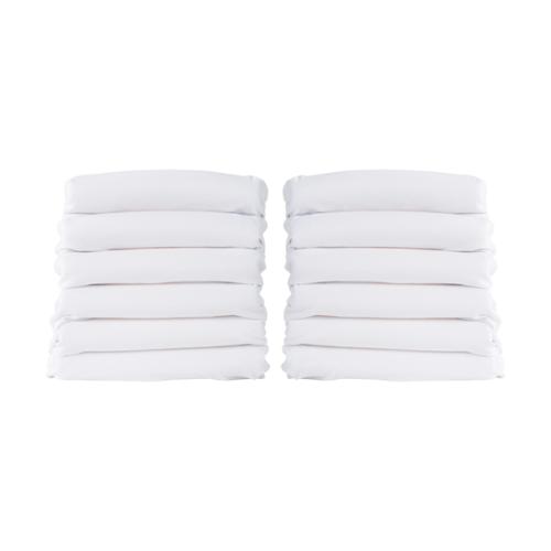 Foundations® Compact Size Crib Sheets with a 1"- 4" Mattress, Case Of 12