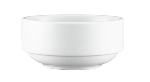 PALM Stacking Bowl, 10.5oz, Porcelain, White, Case Of 3 Dozen