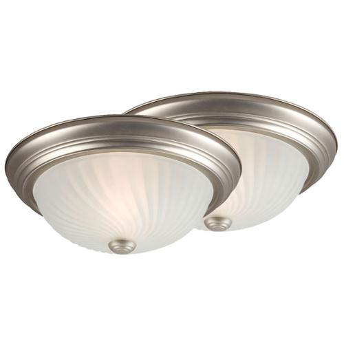 Galaxy® 13" Ceiling Fixture, Pewter, 2 Pack