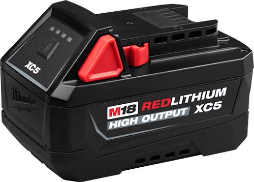 Milwaukee® M18™ Redlithium™ High Output™ Xc5™ Battery Pack