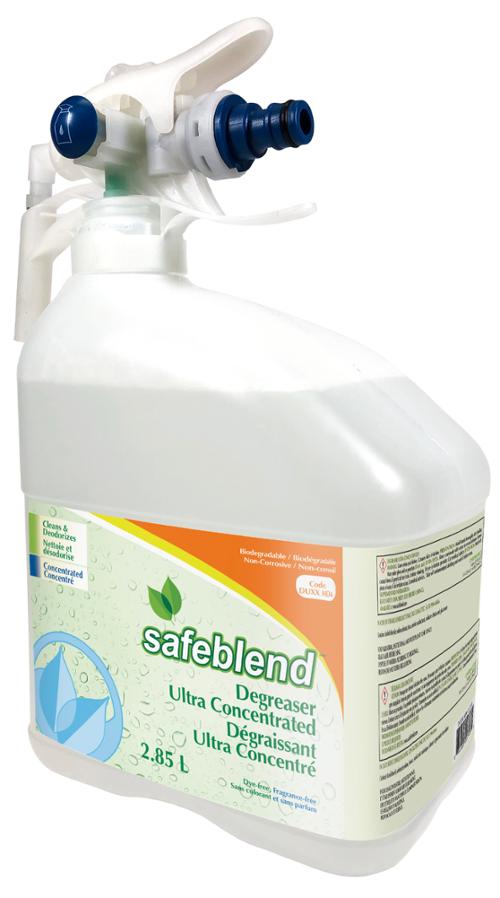 Safeblend™ Ultra Concentrated Degreaser, Fragrance Free, 4 X 2.85L