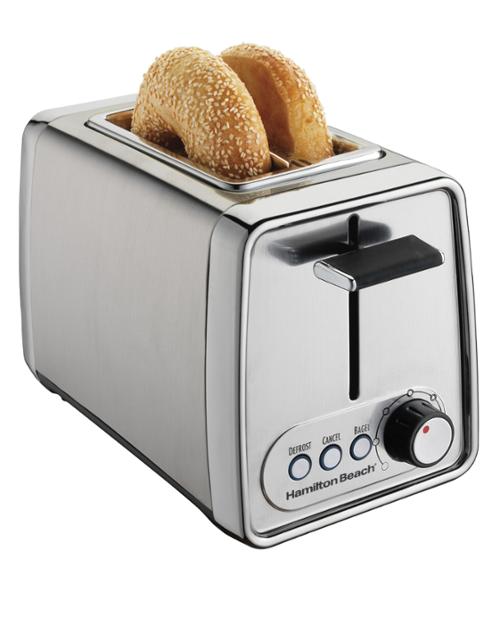 Hamilton Beach® Modern 2 Slice Toaster, Chrome