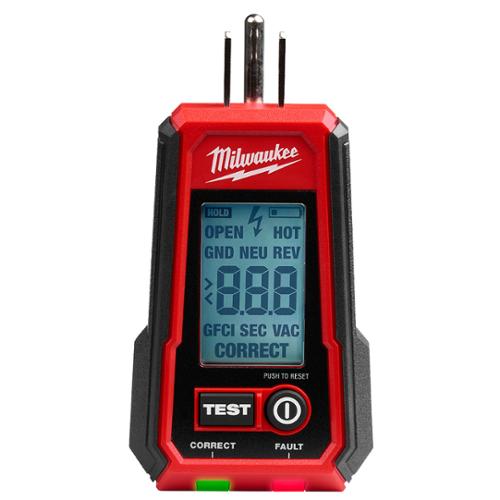Milwaukee® Digital GFCI Receptacle Tester