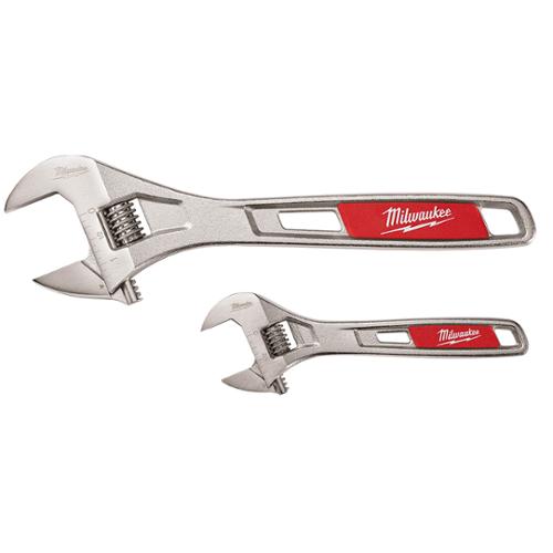Milwaukee 2-Piece  6" and 10" Adjustable Wrench Set
