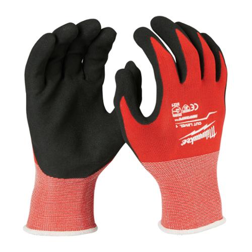 Milwaukee X-Large Red Nitrile Cut Resistant Dipped Work Gloves Package Of 12
