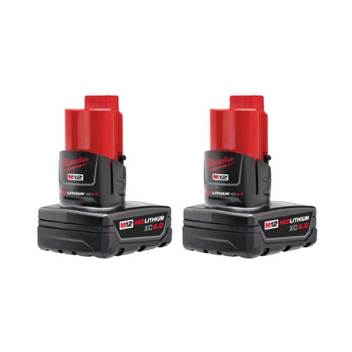 Milwaukee® M12™ REDLITHIUM™ XC4.0 Battery, 2 Pk
