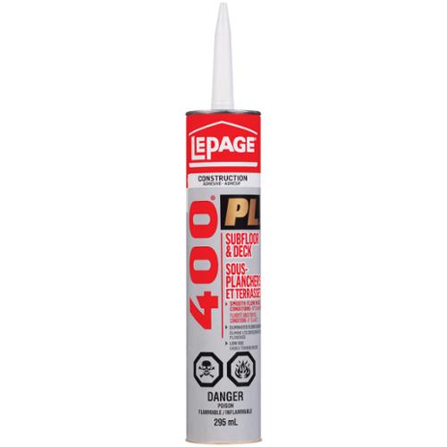 LePage® PL 400 Subfloor & Deck Adhesive, 295 mL