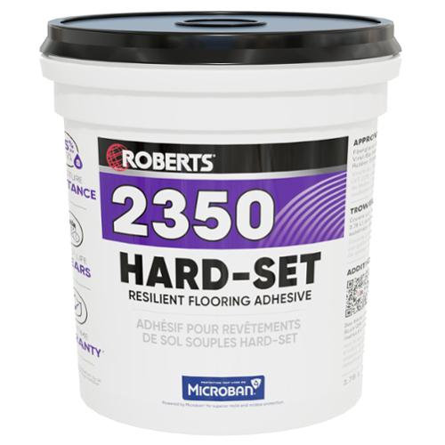 Roberts® 2350 Hard-Set Resilient Flooring Adhesive, 3.78 L
