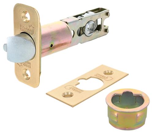 Shield Security® 6-Way Entry Door Latch (Bright Brass)