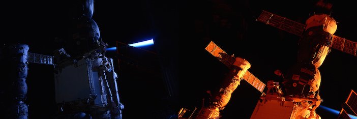 The Colours of Orbit Photograph taken by the Italian ESA astronaut Samantha Cristoforetti