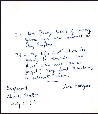 The dedication page from Few Oranges And No Fruit by Vere Hodgson - headstuff.org