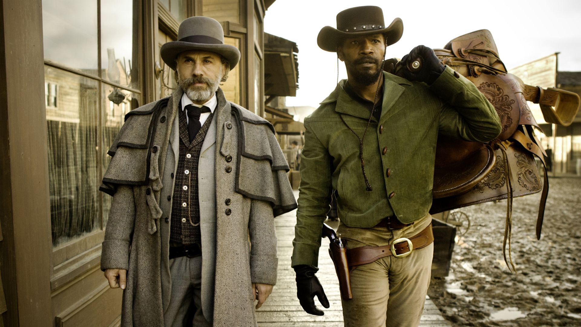 Christoph Waltz and Jamie Foxx - HeadStuff.org