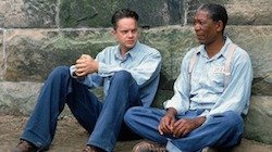 Tim Robbins and Morgan Freeman - HeadStuff.org