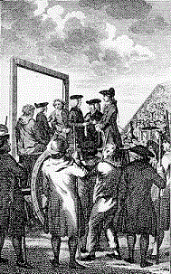 William Dodd being hanged - headstuff.org