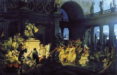 Roman Orgy, by Henryk Siemiradzki- headstuff.org