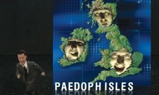 Still from the Brass Eye special - headstuff.org